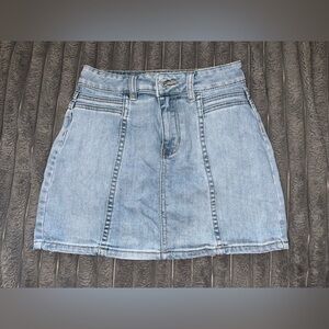 PacSun Light Blue Denim Mini Skirt